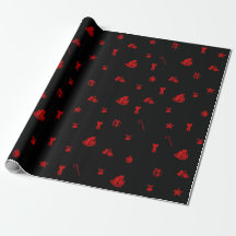 Rotes und schwarzes Weihnachten - Weihnachten