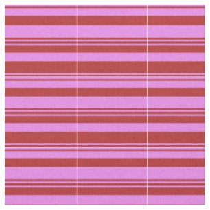 Rotes und violettes Muster der Streifen Stoff