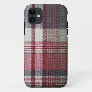 Rotes und weißes kariertes Case-Mate iPhone hülle