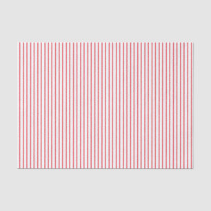 Rotes und weißes Nadelstreifen-Seidenpapier Seidenpapier