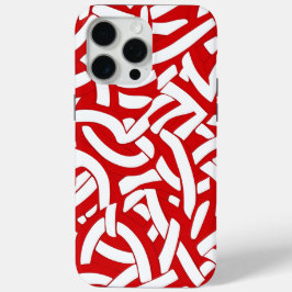 💫 rotes und weißes spiralförmiges 🎨 Case-Mate iPhone hülle