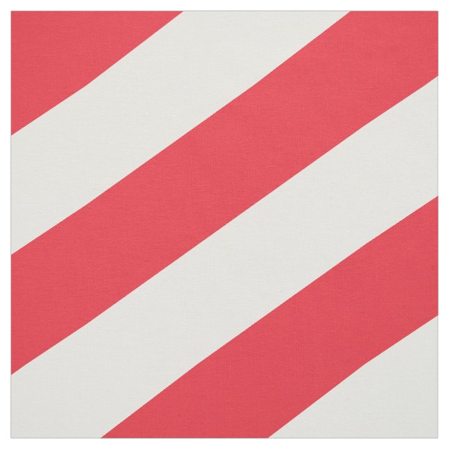 Rotes und weißes Streifen Stoff (Muster)