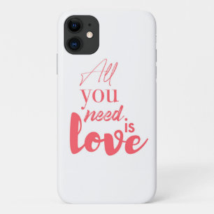 Rotes, urbanes Grafikdesign "Alles was du brauchst Case-Mate iPhone Hülle
