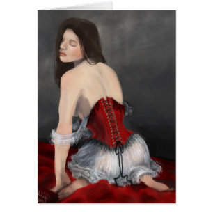 Rotes Velvet Corset