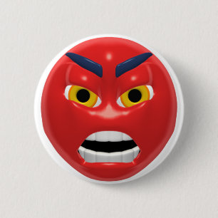 rotes verärgertes button