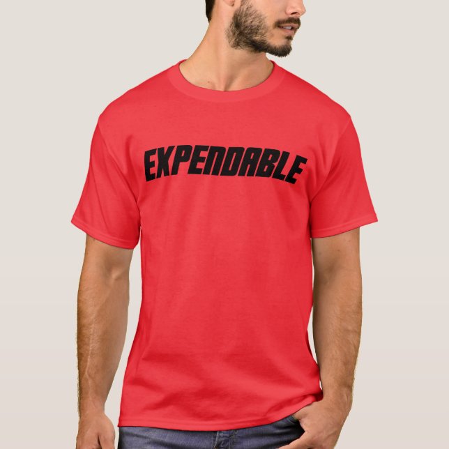 Rotes verbrauchbarShirt T-Shirt (Vorderseite)