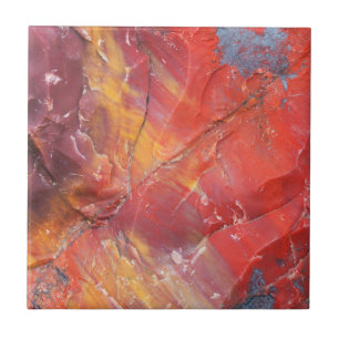 Rotes versteinertes Holzdetail, Arizona Fliese