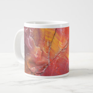 Rotes versteinertes Holzdetail, Arizona Jumbo-Tasse