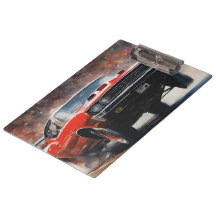 Rotes Vintage-Muscle-Car