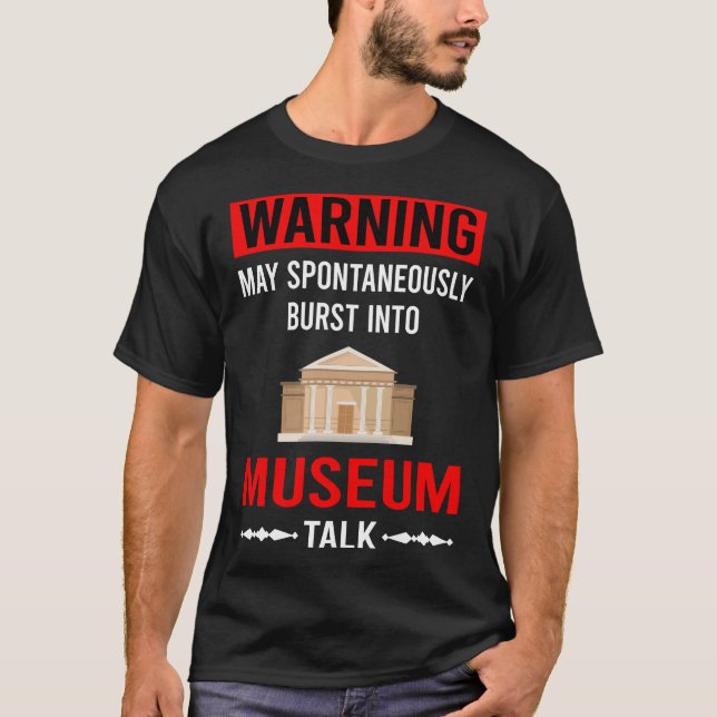 Rotes Warnmuseum T-Shirt (Vorderseite)