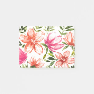 Rotes Wasser - Blume 5 Post-it Klebezettel