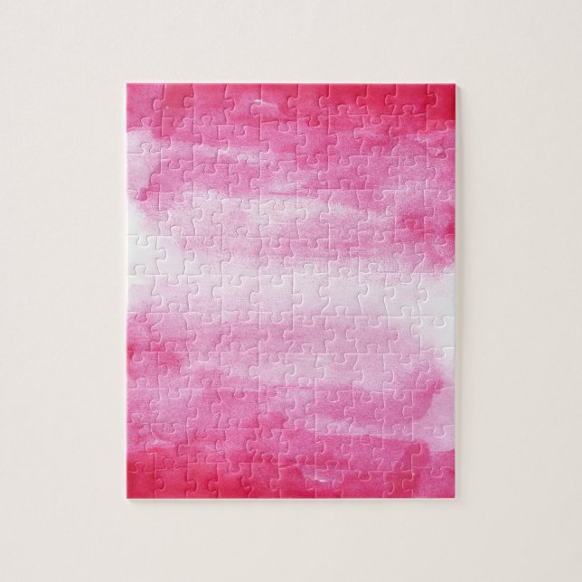Rotes Wasserfarben-Ombre (Vertikal)