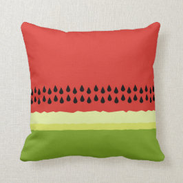 Rotes Wassermelon Slice-Kissen Kissen