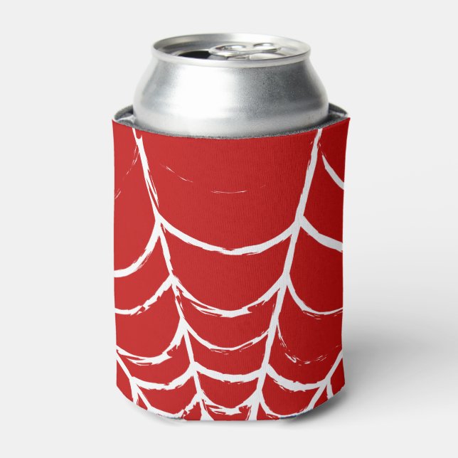 Rotes Web Dosenkühler (Kanne Vorderseite)