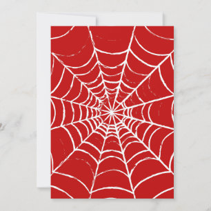 Rotes Web Einladung
