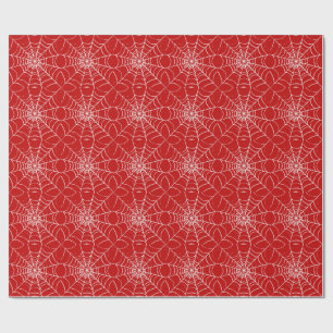 Rotes Web Geschenkpapier
