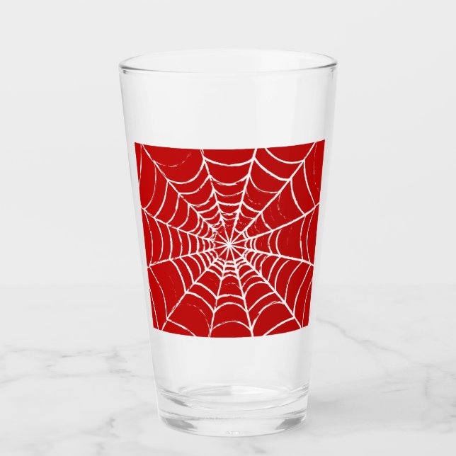 Rotes Web Glas (Vorderseite)