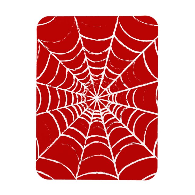 Rotes Web Magnet (Vertikal)