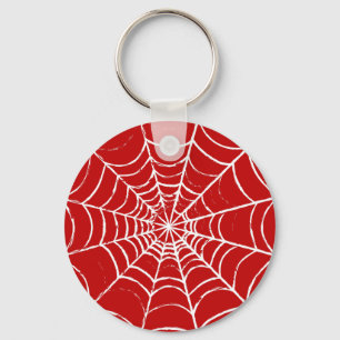 Rotes Web Schlüsselanhänger