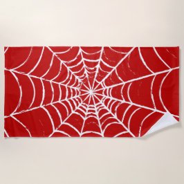 Rotes Web Strandtuch