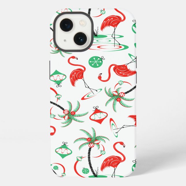 Rotes Weihnachts-Flamingo-Multi-iPad-Case iPhone Hülle (Rückseite)