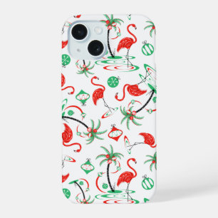 Rotes Weihnachts-Flamingo-Multi-iPhone iPhone 15 Hülle