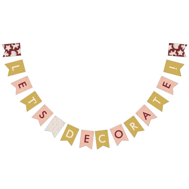 Rotes Weihnachtskochtopf Dekorieren Party Banner (Alle)