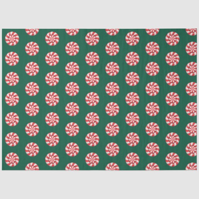 rotes Weihnachtstissuepapier Seidenpapier (Vorderseite)