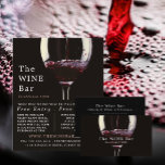 Rotes Weinglas, Bar/Weingut Visitenkarte<br><div class="desc">Rotes Weinglas,  Bar-/Weinkeller-Visitenkarten vom Business Card Store.</div>