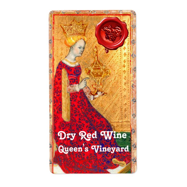 ROTES WEINWEINWACHS-SIEGEL/ANTIKABELTAROTE (Vorne)