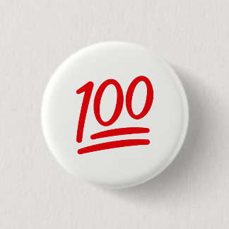 Rotes Weiß behält es 100 Emoji das Button