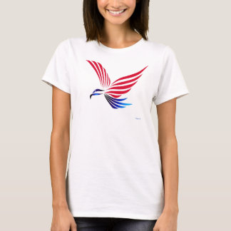 Rotes weißes Blau Eagles T-Shirt