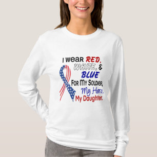Rotes weißes Blau für meine Tochter T-Shirt