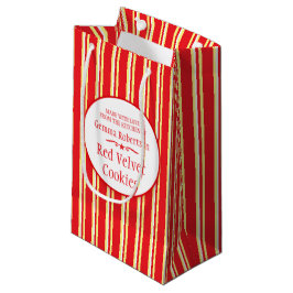 Rotes weißes gelbes kleine geschenktüte