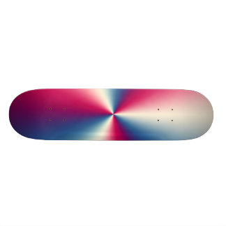 ROTES, WEISSES UND BLAUES CHROM SKATEBOARD
