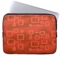 Rotes Whimsical Geometrisches Abstrakt