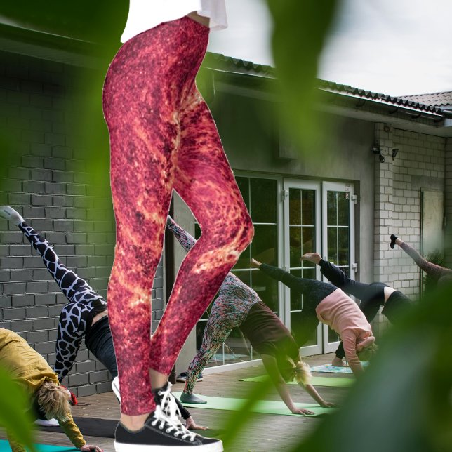 ROTES ZELLENHURRIKAN, HOCH FLYING LEGGINGS (Von Creator hochgeladen)