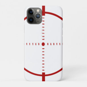 Rotes Zielfernrohr-Handyhülle - Präzisionsfadenkre Case-Mate iPhone Hülle