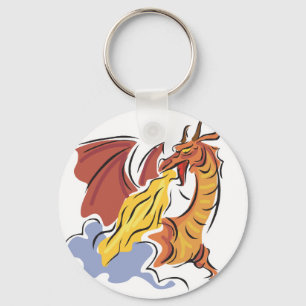 Rotfeuerdrache Schlüsselanhänger