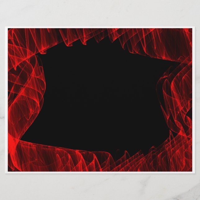 Rotflamme-Fraktal Flyer (Vorne)
