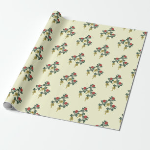 Rotflora-Umschlagpapier Geschenkpapier