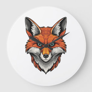 Rotfuchs Große Wanduhr