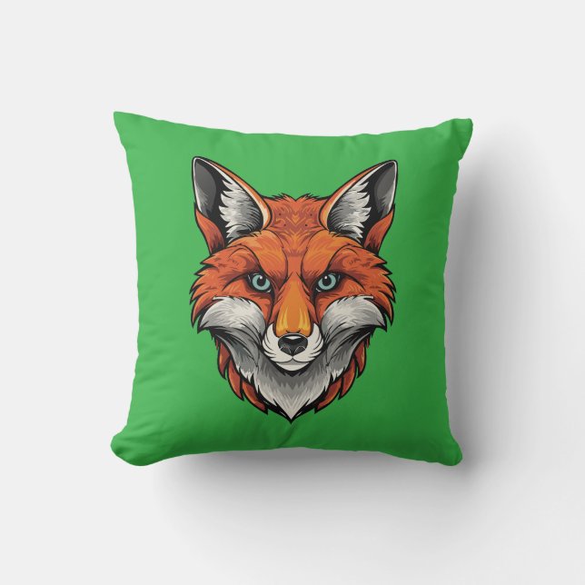 Rotfuchs Kissen (Vorderseite)