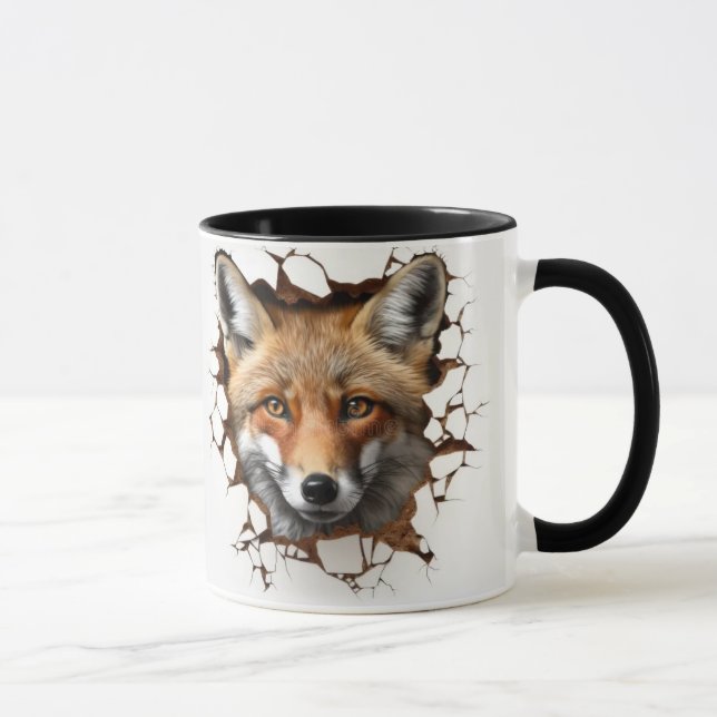 Rotfuchsprofil Tasse (Rechts)