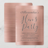 Rotgold | Blush Pink Girly Hen's Party
