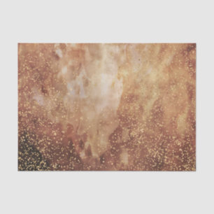 Rotgold-Feuer-Galaxie abgenutzte Goldpunkte Seidenpapier