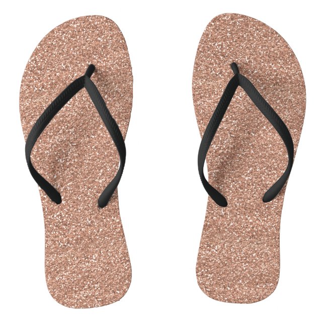 Rotgold Flip Flops (Fußbett)