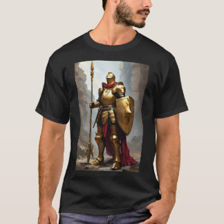 Rotgoldener Ritter(Speer) T-Shirt