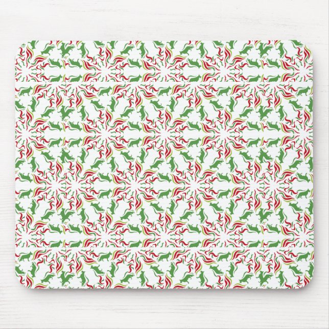 Rotgrüne Schafherde Mousepad (Vorne)