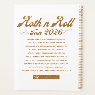 Roth n Roll World Tour Planer